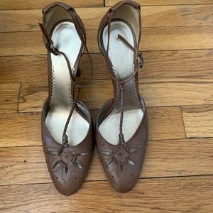Brown Giorgio Armani pumps